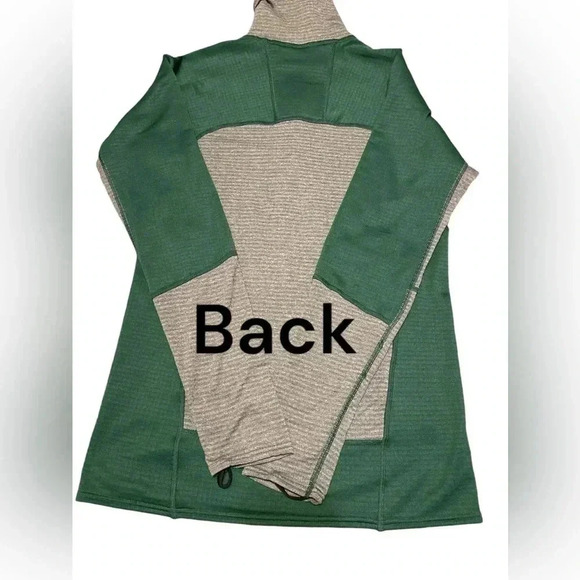 Patagonia 1/4 Zip Shirt Men’s Size Medium Polartec Long Sleeve Green Gray - Picture 5 of 5